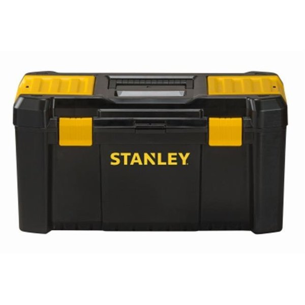 Paricon Tool Box, Black/Yellow, 19 in W x 10 in D x 10 in H 209710
